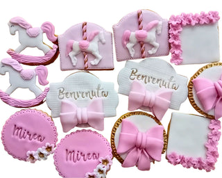 biscotti decorati tema nascita