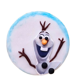 4 Biscotti decorati a tema Frozen