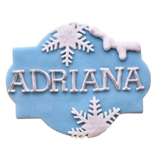 4 Biscotti decorati a tema Frozen