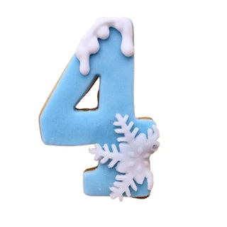 4 Biscotti decorati a tema Frozen