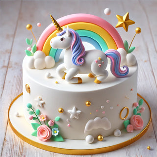 Torta Unicorno Colorato