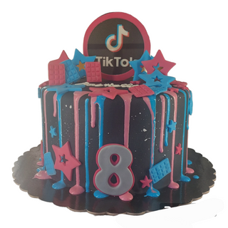 Torta a tema tik tok