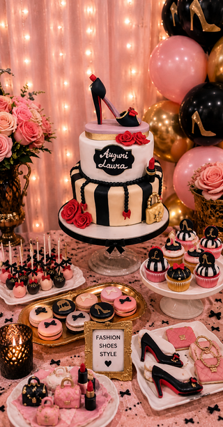 Torta Fashion Shoes con Scarpe Eleganti