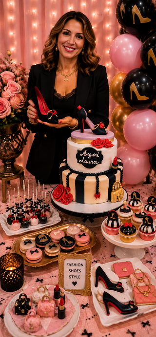 Torta Fashion Shoes con Scarpe Eleganti