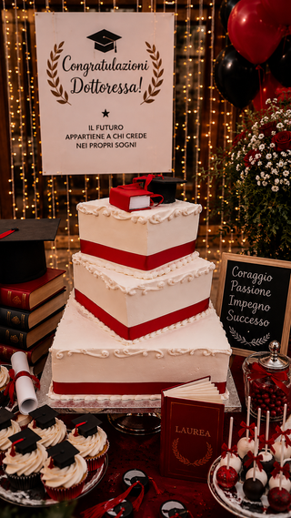 Torta di Laurea Prestige Square