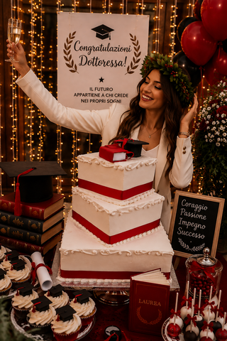 Torta di Laurea Prestige Square