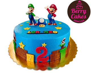 Torta super mario con luigi