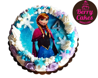 Torta Frozen principessa Anna