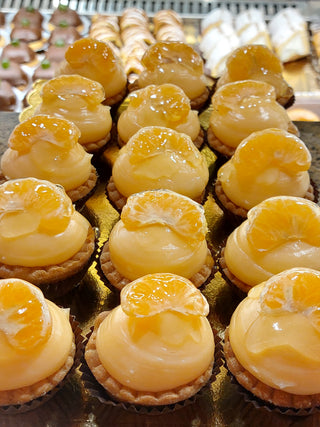 Tartellette crema e agrumi