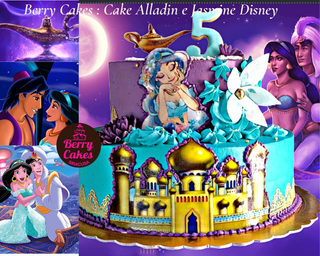 Torta Aladdin e Jasmine Disney