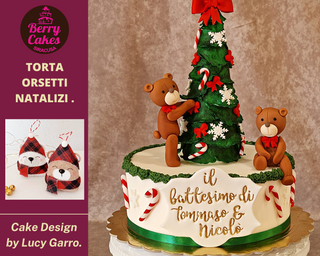 Torta Orsetti Natalizi