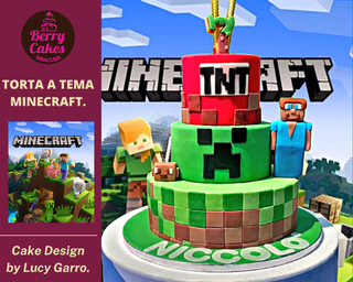 Torta Finta MineCraft