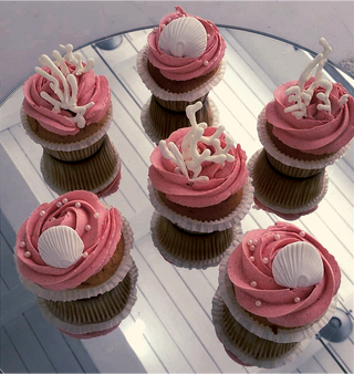Cupcakes conchiglie marine