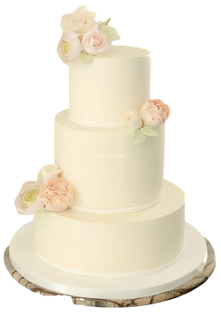 Torta Pink and White Roses