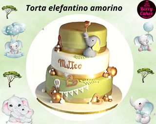 Torta elefantino amorino