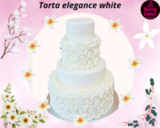Torta Elegance White