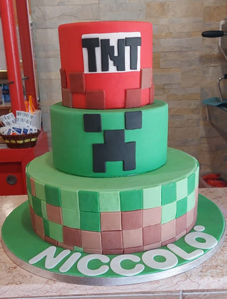 Torta Finta MineCraft